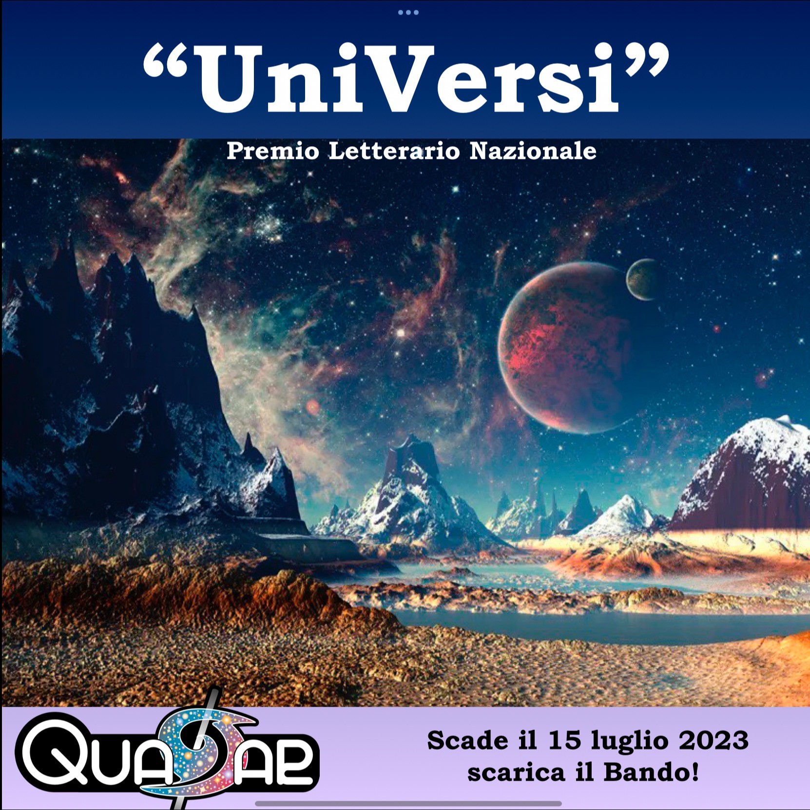 universi premioletterario locandina