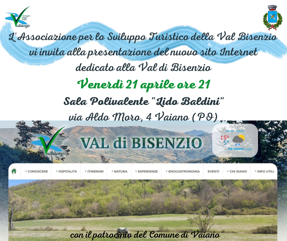 <strong>Presentazione sito Internet Val di Bisenzio</strong>