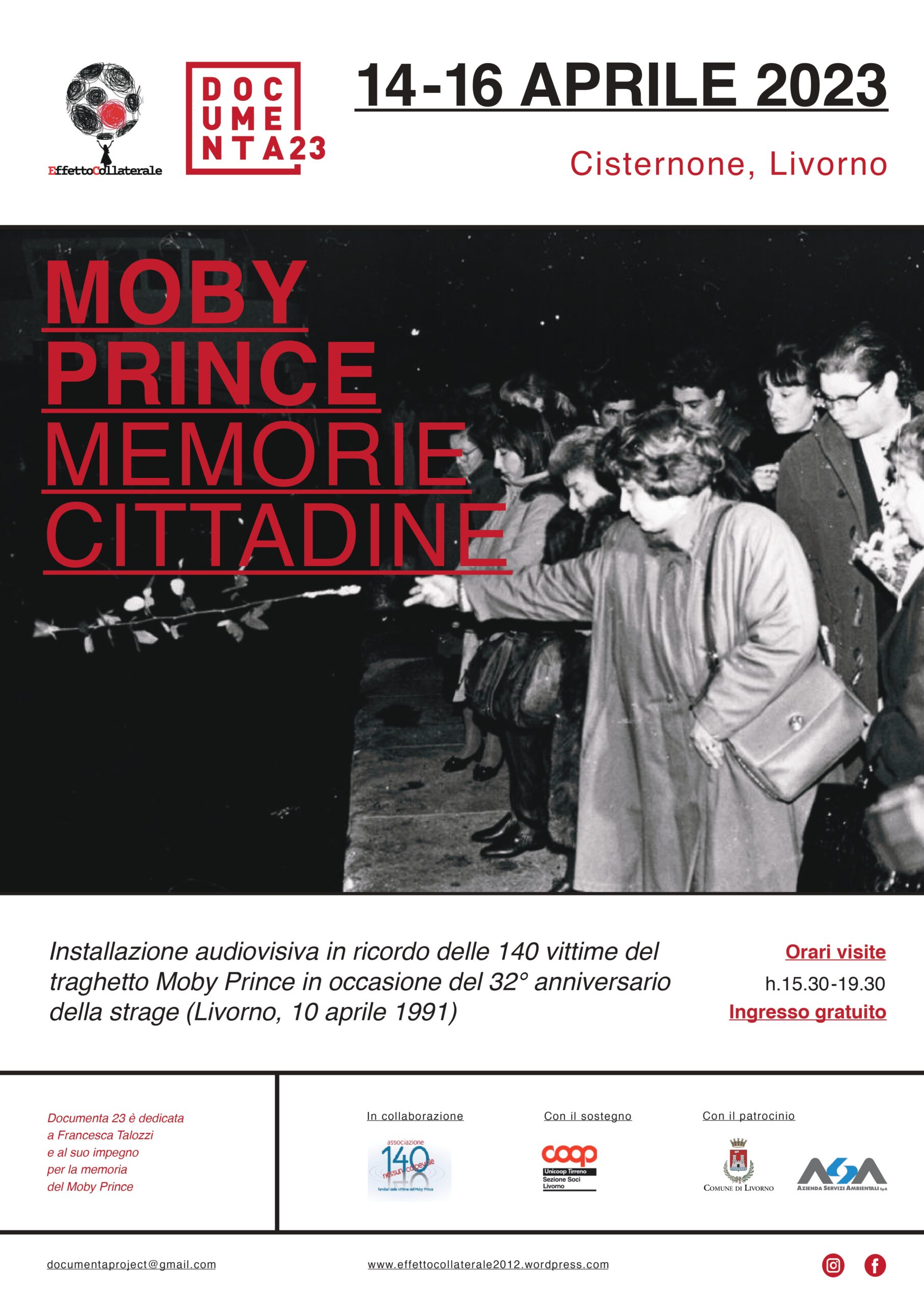 <strong>Moby Prince, al Cisternone un’installazione audiovisiva ricorda la strage </strong>