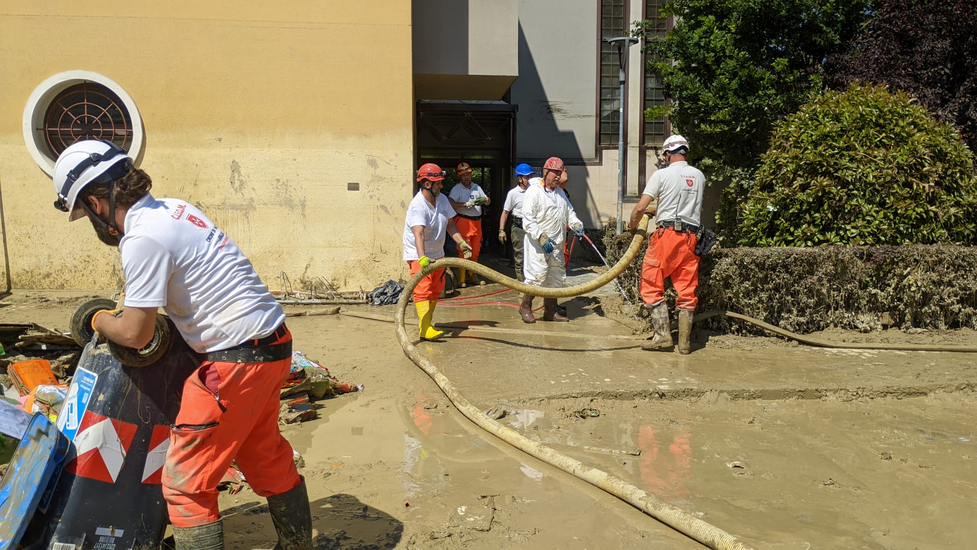 <strong>I VOLONTARI CISOM IN EMILIA ROMAGNA AL SERVIZIO DELLA POPOLAZIONE COLPITA DALL’ALLUVIONE, APERTA UNA CAMPAGNA DI RACCOLTA FONDI STRAORDINARIA</strong>