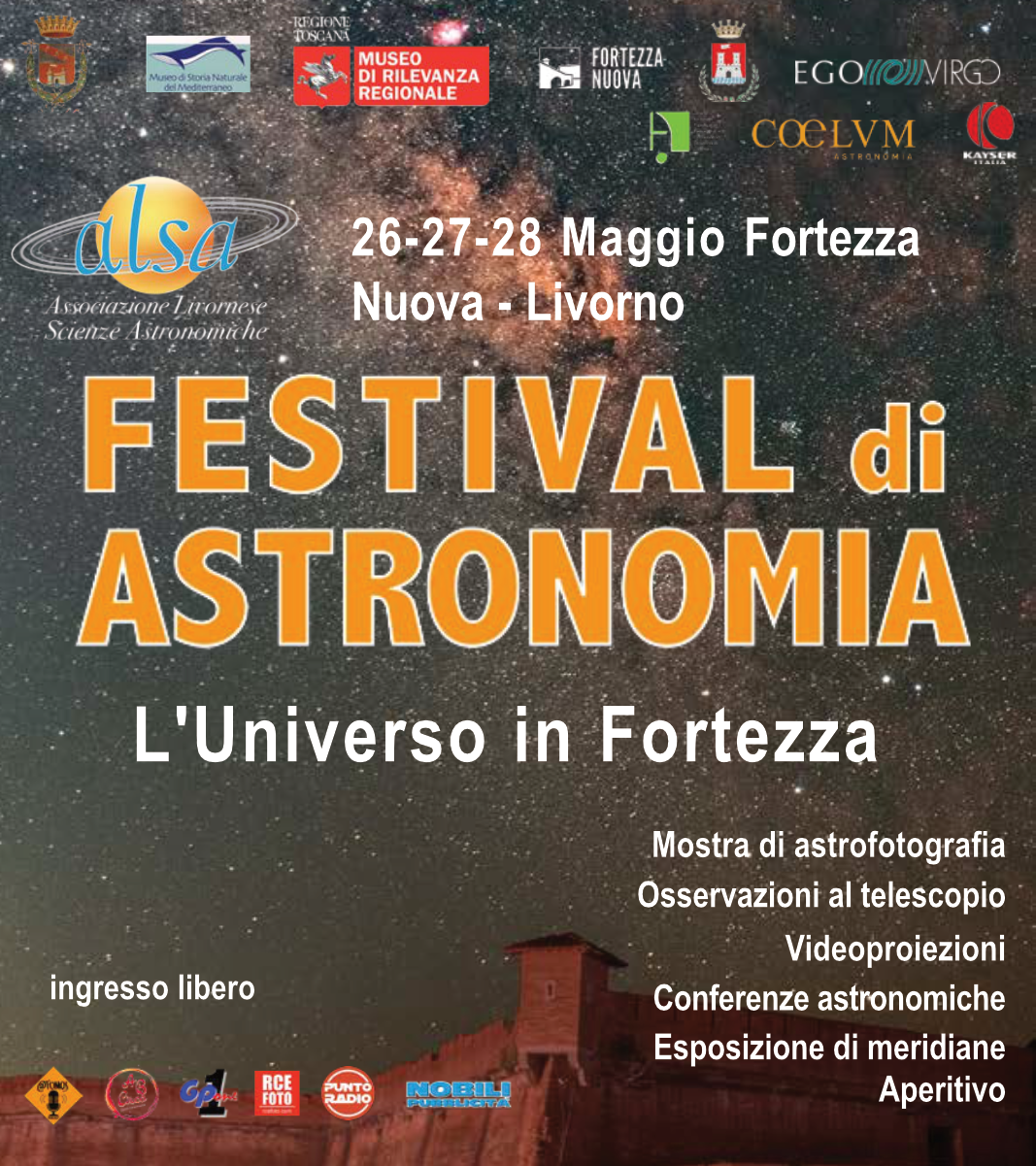 VIRGO E LE ONDE GRAVITAZIONALI ALLA FORTEZZA NUOVA DI LIVORNO