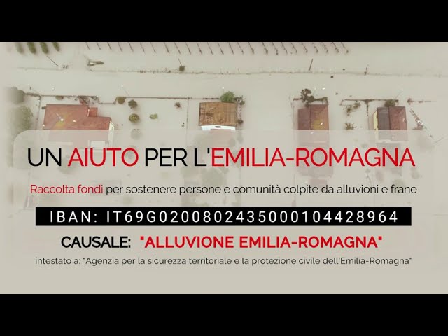 Un aiuto per l’Emilia-Romagna. Raccolta fondi per le comunità colpite dall’alluvione