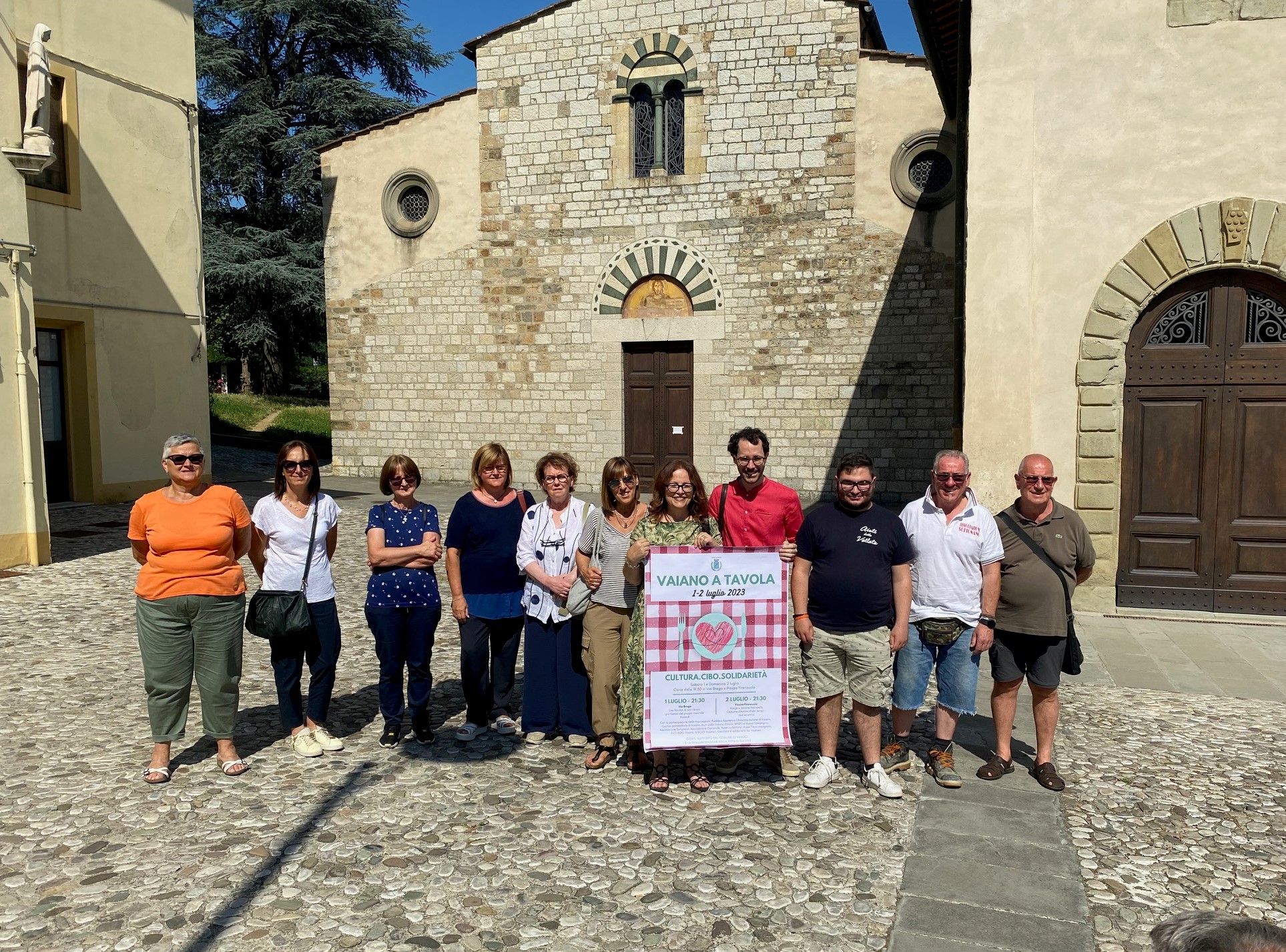 <strong>Vaiano a tavola, la solidarietà in piazza l’1 e il 2 luglio</strong>