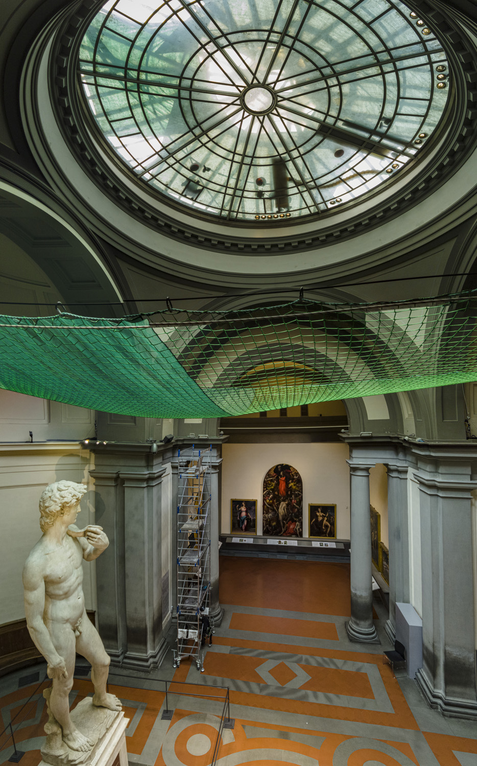 galleria dell'accademia di firenze lavori al lucernario foto guido cozzi 381037