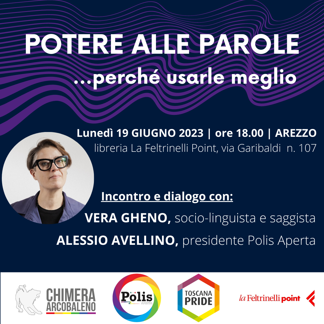 <strong>“Potere alle parole” l’incontro con la social-linguista VERA GHENO</strong>