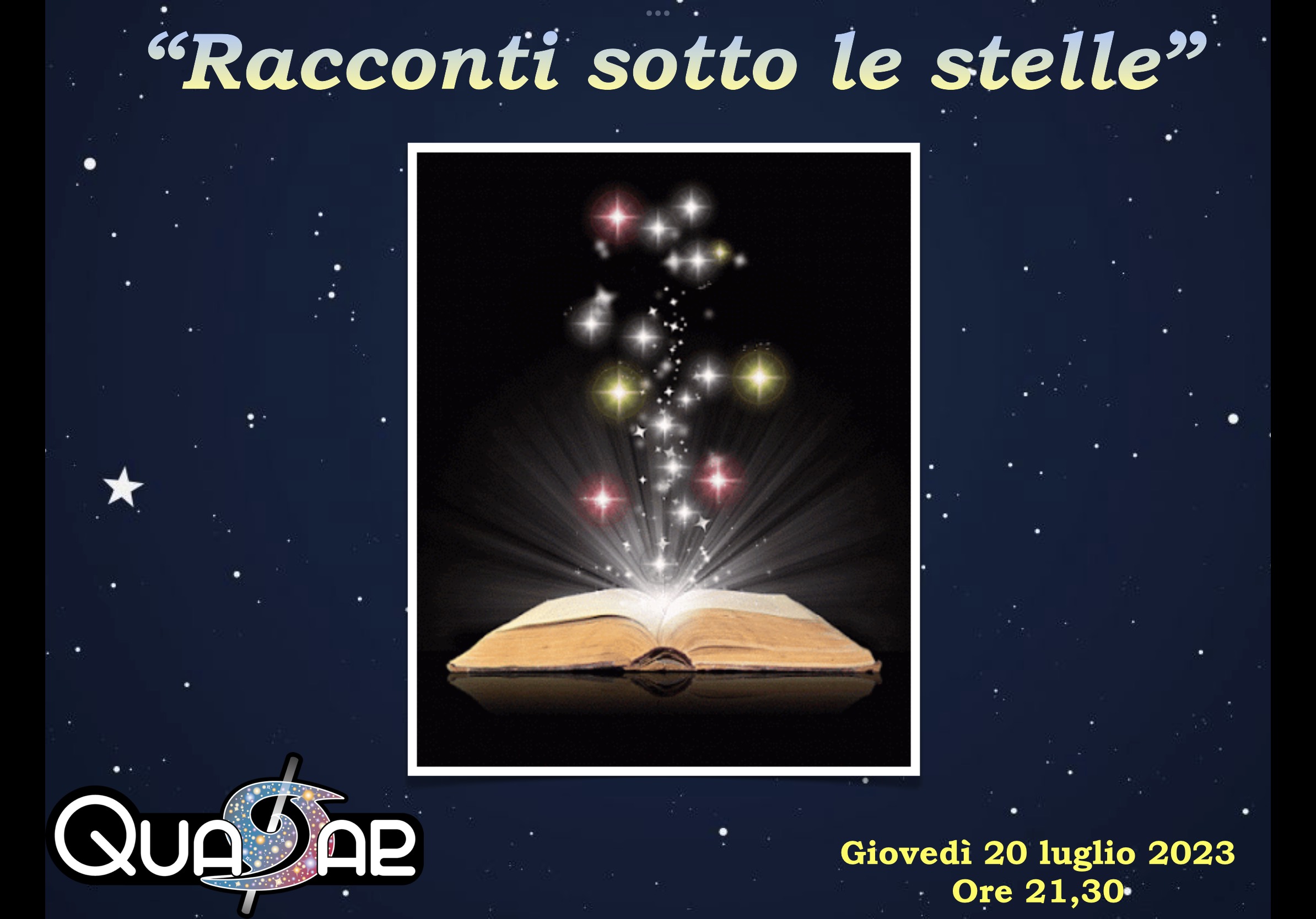 racconti sotto le stelle