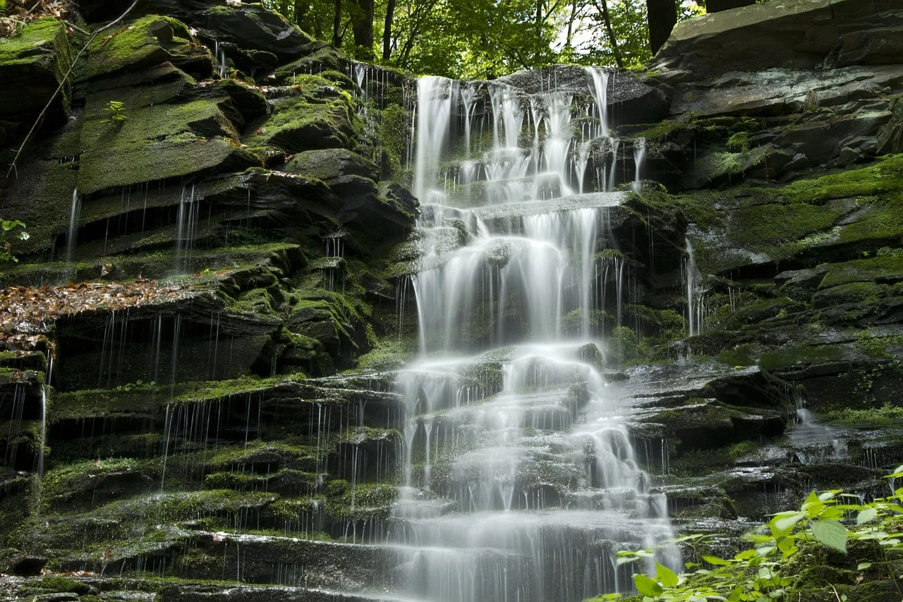 acqua sorgente cascata