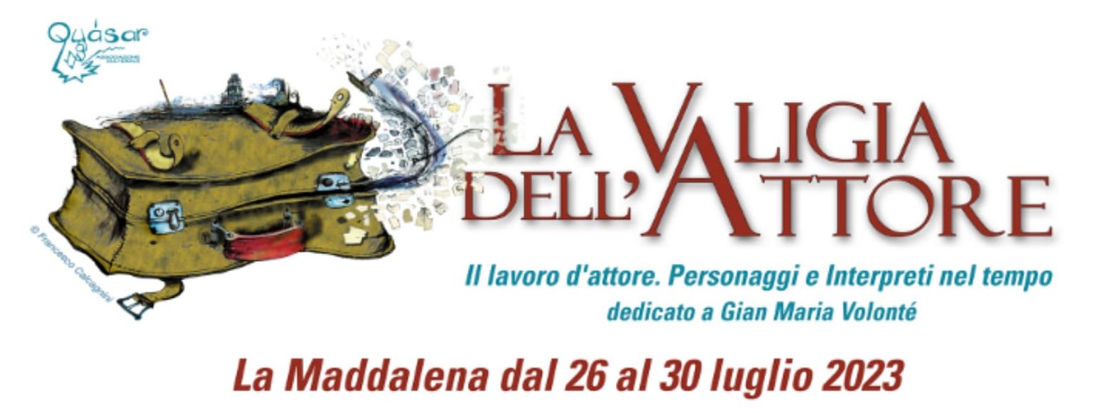 logo valigia con scritte