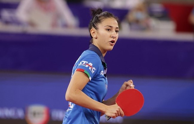 giorgia piccolin esulta ai campionati europei a squadre di cluj napoca