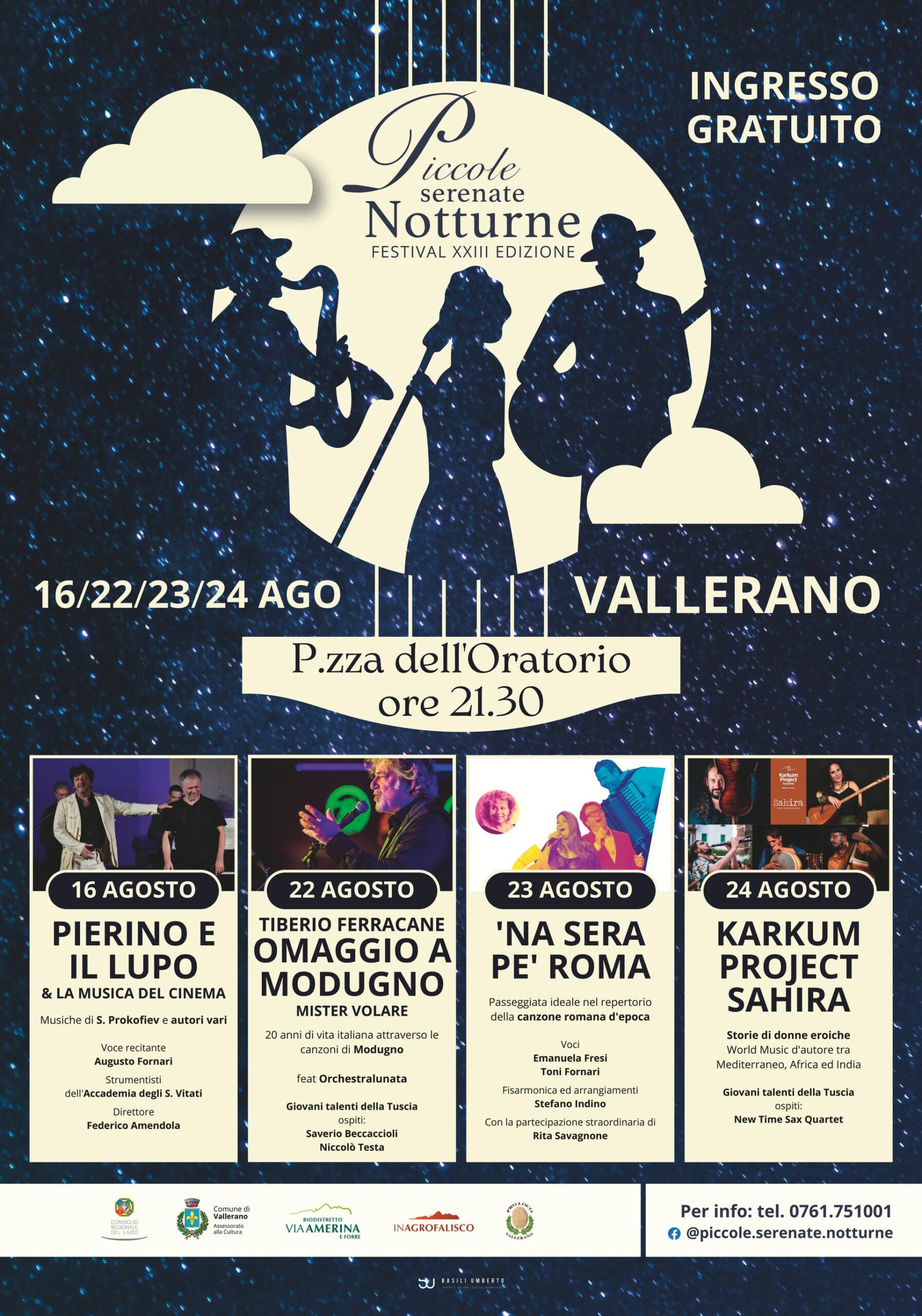 locandina piccole serenate notturne