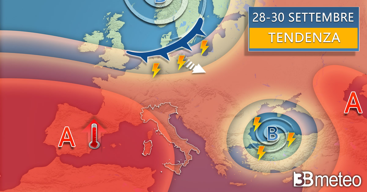 <strong>3BMETEO.COM: “Altro che autunno, si torna in estate con punte di 30°C fino ai primi di ottobre”</strong>