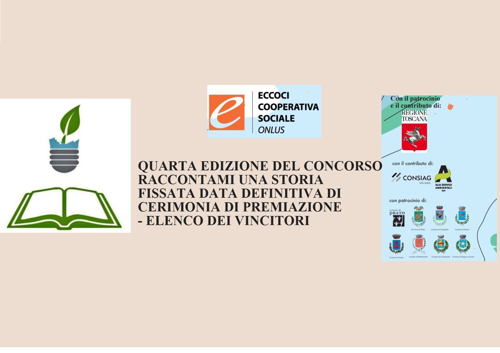 Quarta edizione del concorso Raccontami una Storia: fissata la data di premiazione – l’elenco dei vincitori