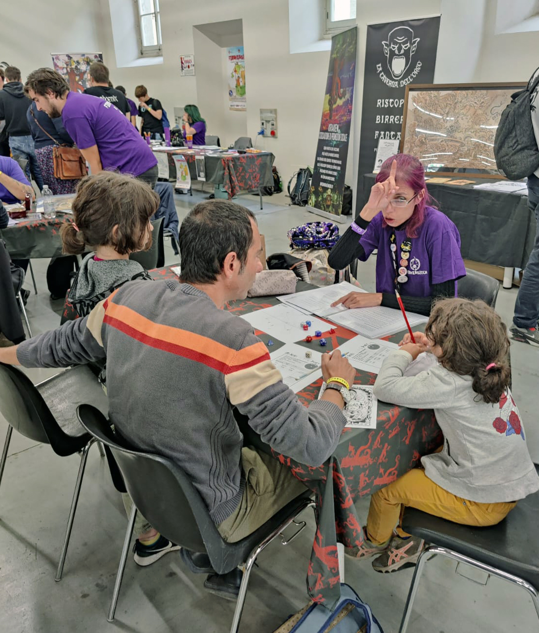firenzegioca 2022 tavoli gdr associazione kraken gamer mamma dungeon master