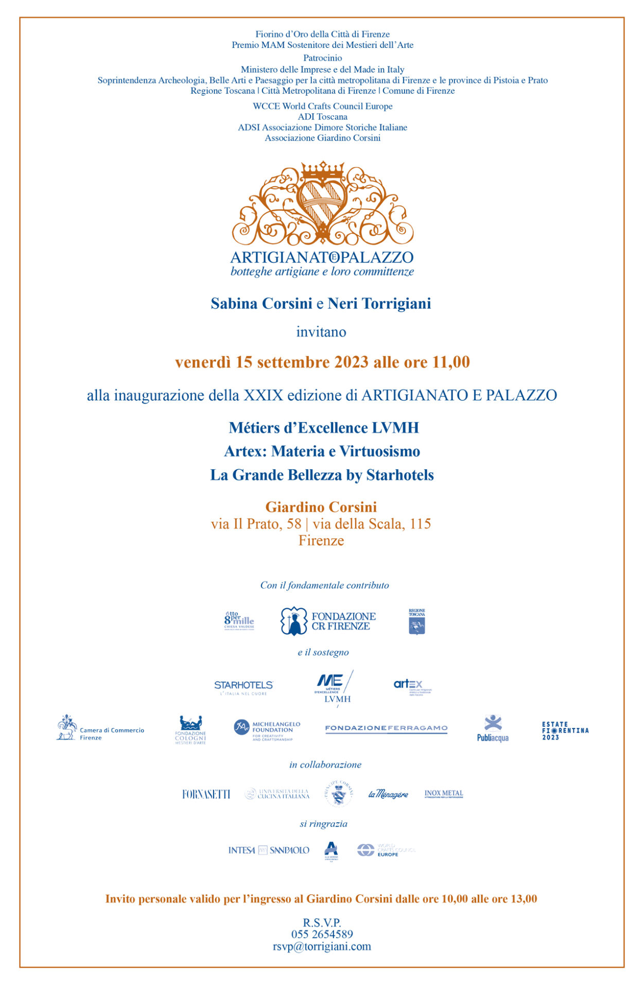 invito inaugurazione artigianato e palazzo 2023 pdf