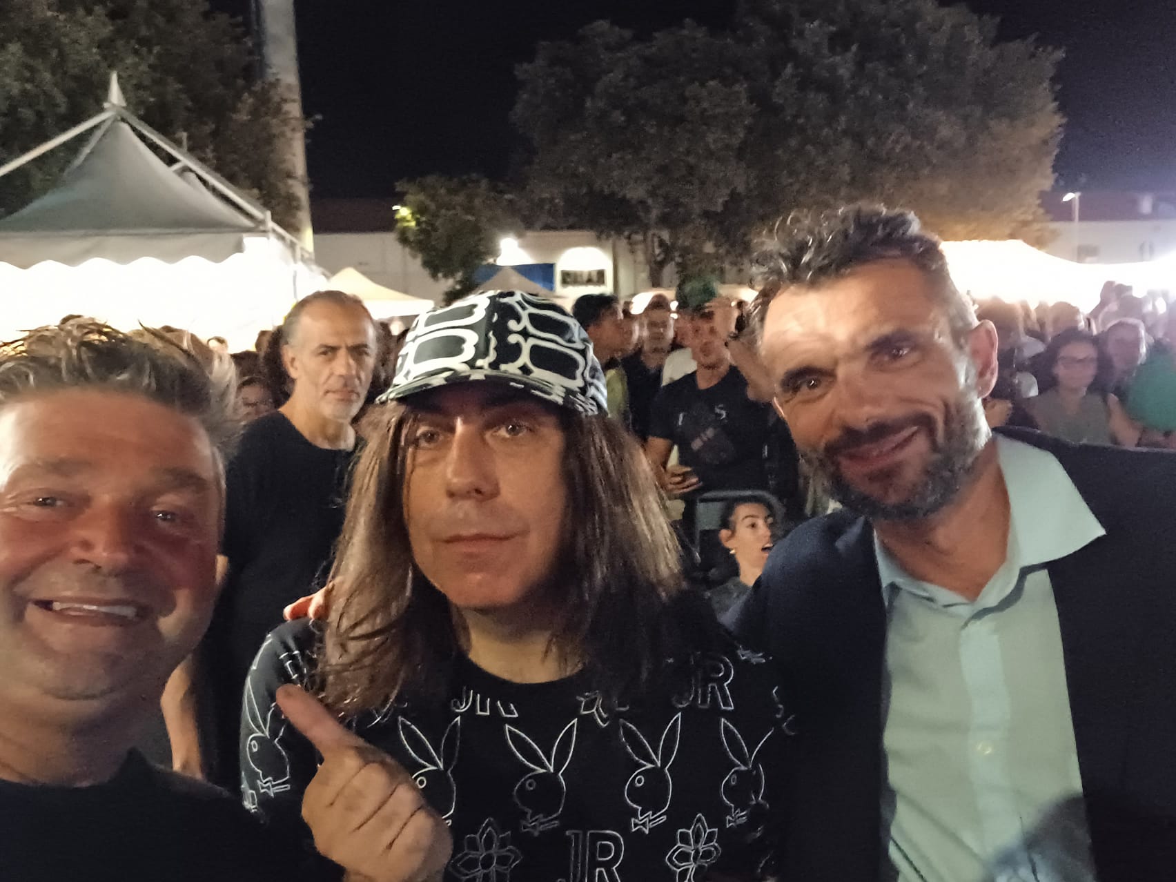 paolo grossi con dj prezioso e biffoni