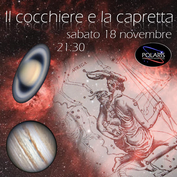 PRATO. <strong>Serata Polaris il 18 novembre al Museo Iytaliano di scienze Planetarie</strong>