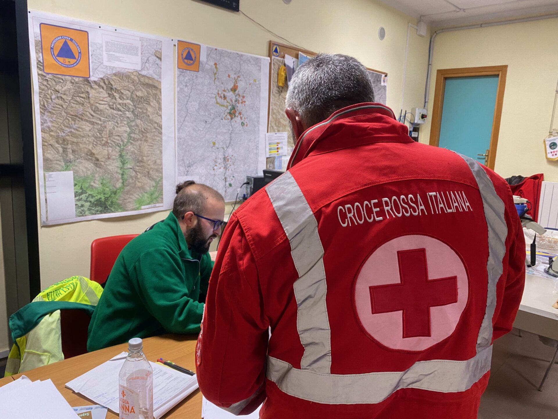volontari della coolonna protezioen civile toscana