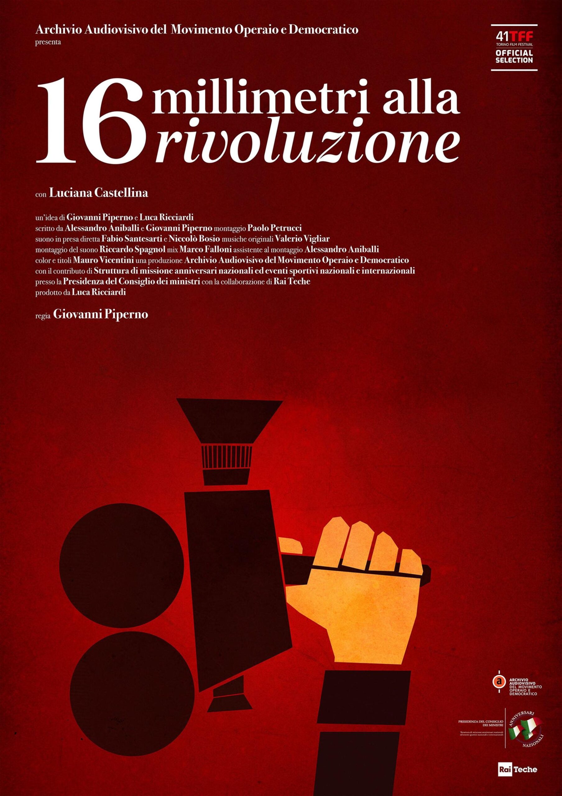 <strong>Al Torino Film Festival 16 MILLIMETRI ALLA RIVOLUZIONE, il docu-film sul PCI di Giovanni Piperno con Luciana Castellina (première 30 novembre)</strong>