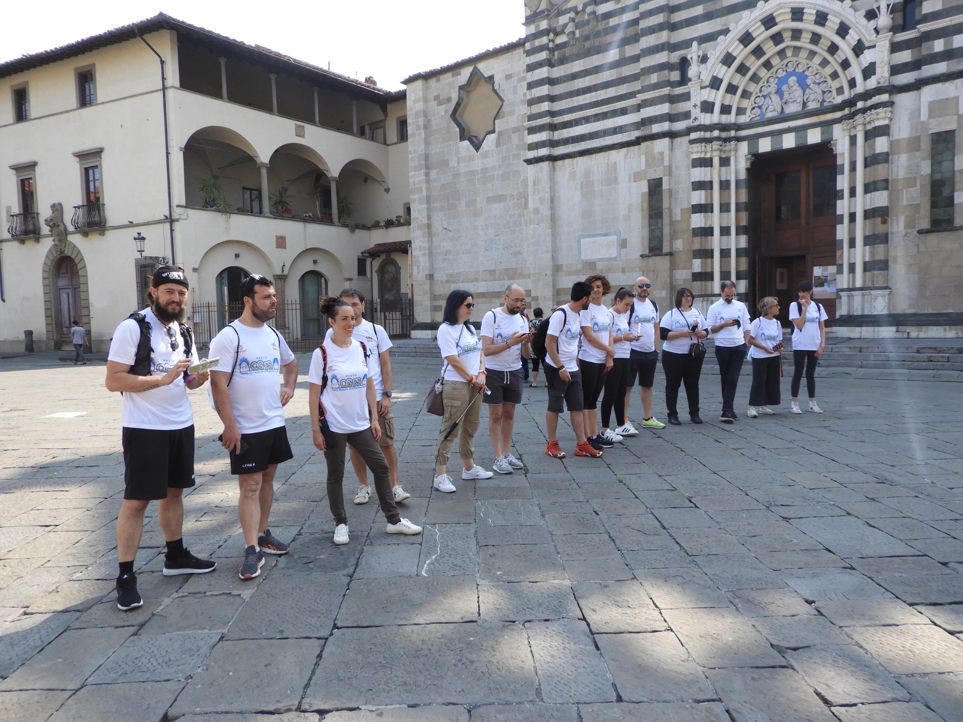 Il centro di Prato si trasforma nel set di un reality game. In onda White Express: sette coppie si sfidano fra quiz e aneddoti sulla città