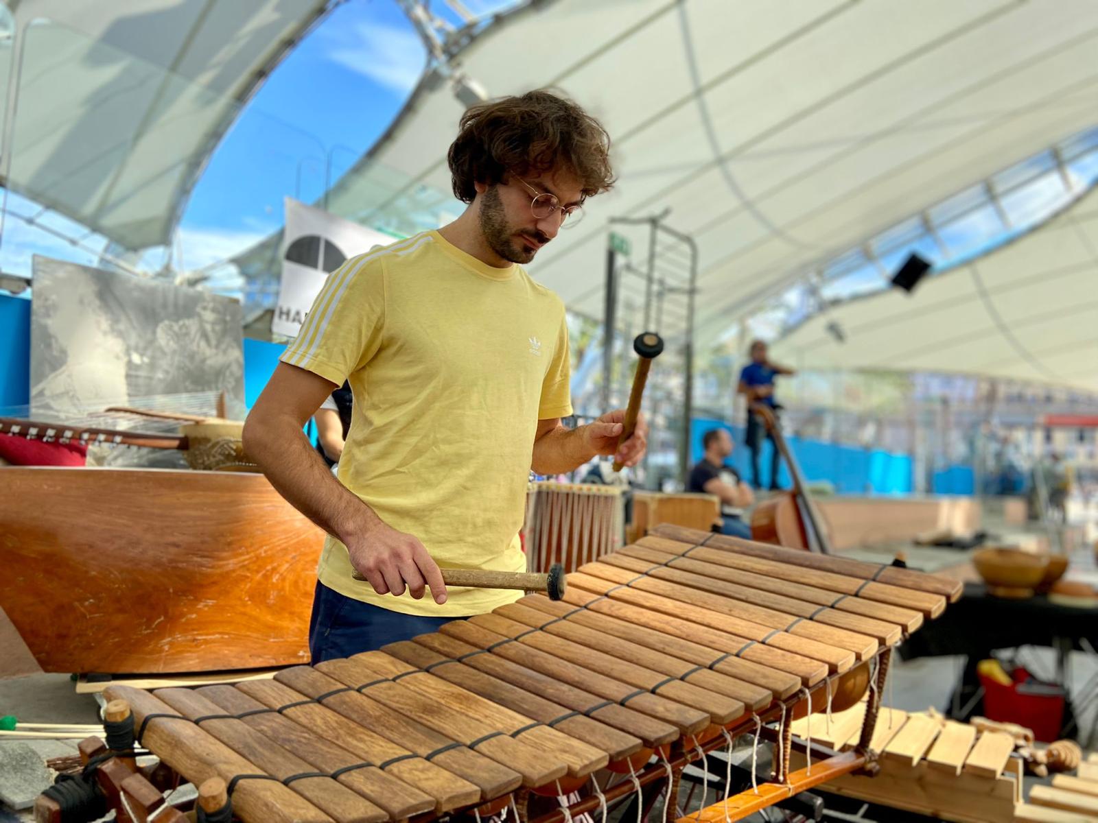 Orchestra Fondazione Tronci in concerto al Nuovo Teatro Lippi Firenze a conclusione di H/Earthbeat Festival 2023.