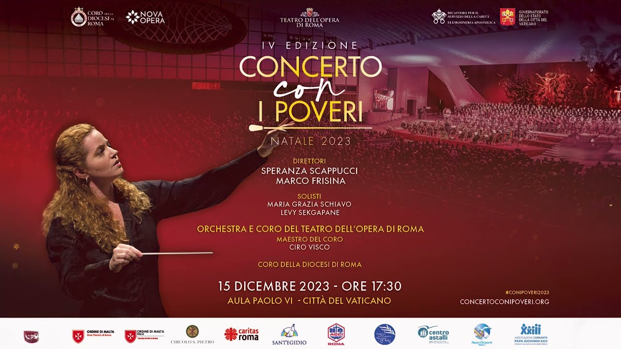 <strong>CONCERTO CON I POVERI E PER I POVERI: il programma (15 dicembre, Aula Paolo VI in Vaticano)</strong>