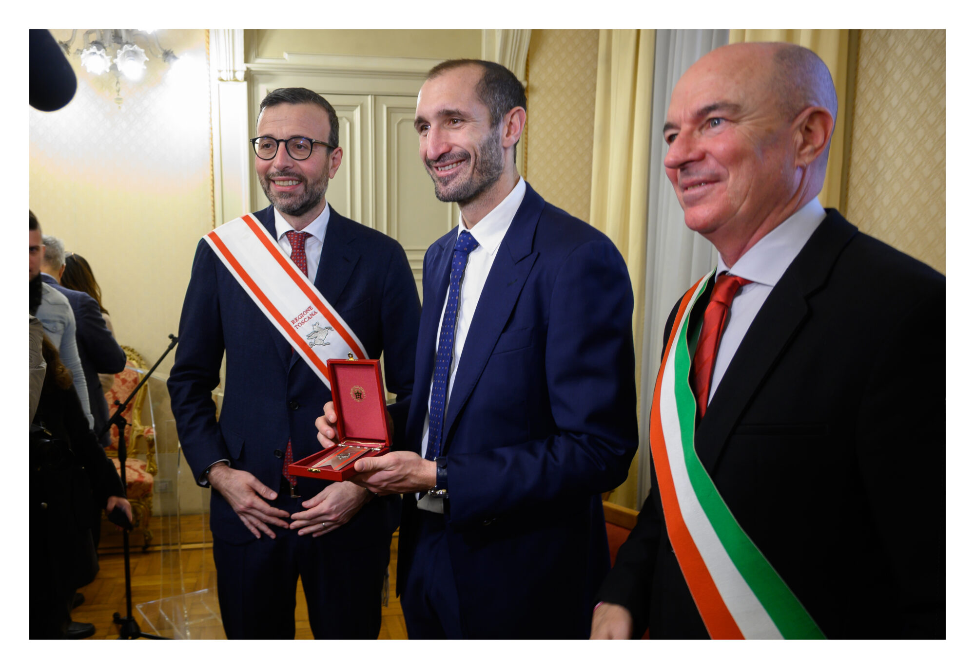 Giorgio Chiellini riceve il Gonfalone d’argento