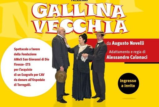 <strong>Teatro e sanità: ‘Gallina vecchia’ per il Centro accessi vascolari</strong>