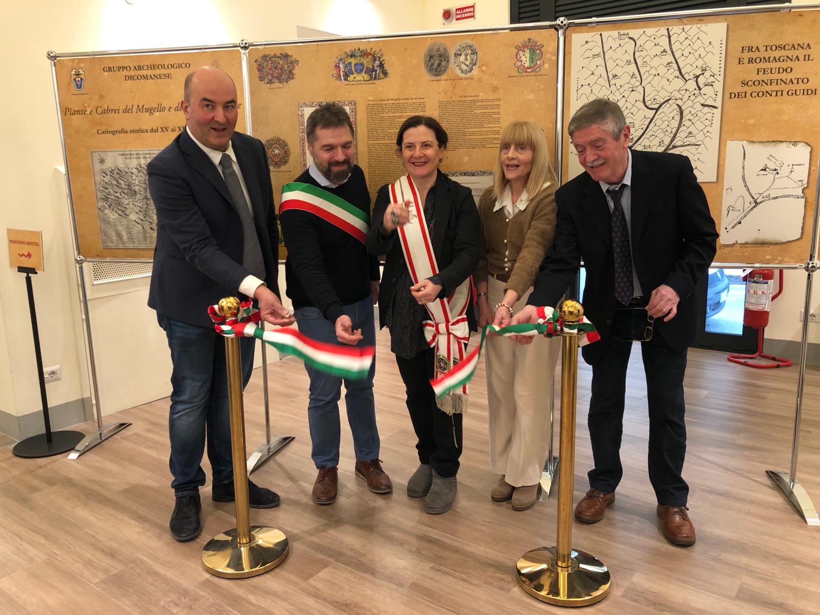 inaugiurazione mostra piante e cabrei del mugello e della val di sieve