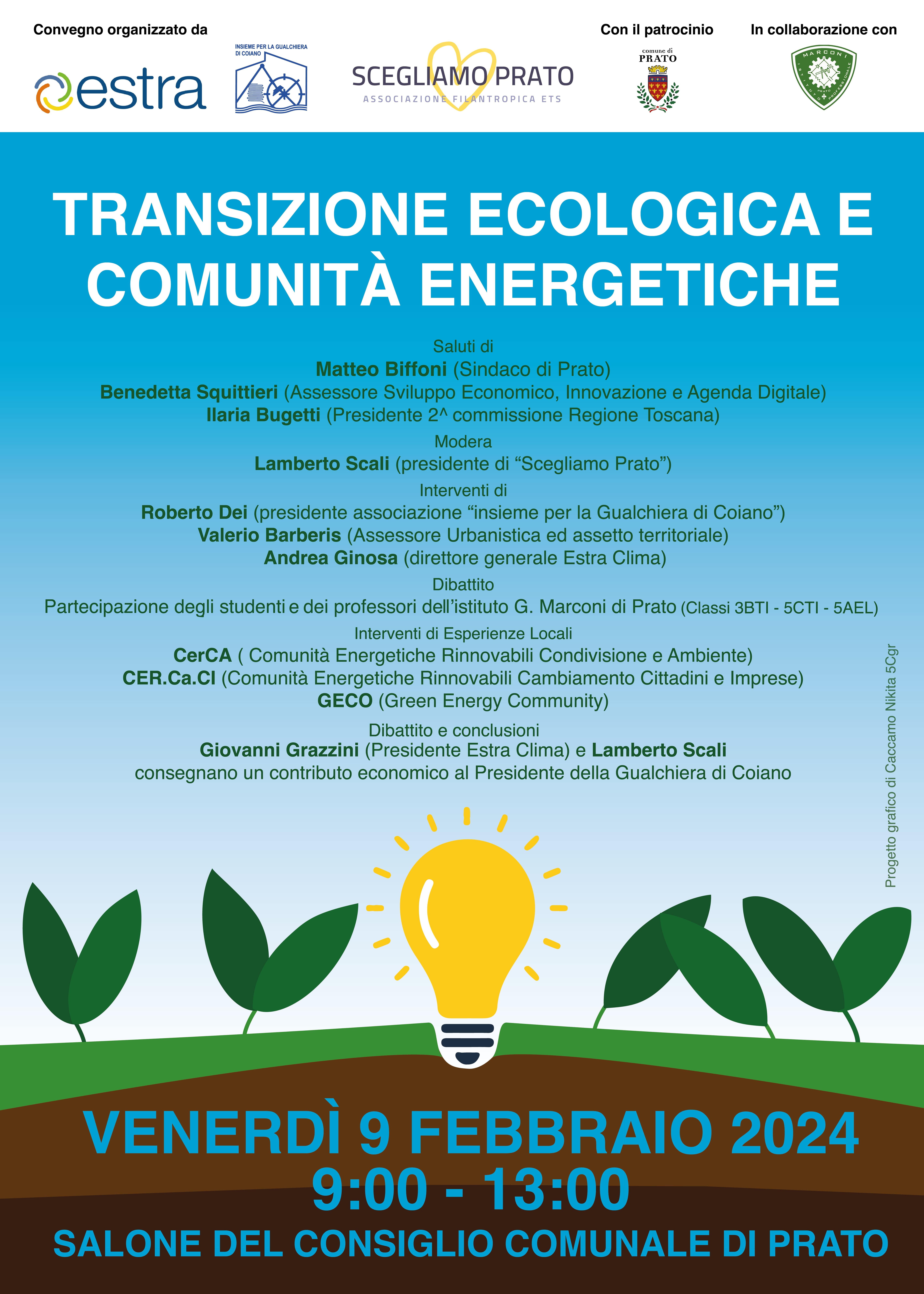 Prato. “Transizione ecologica e comunità energetiche”, domani il convegno in Palazzo comunal