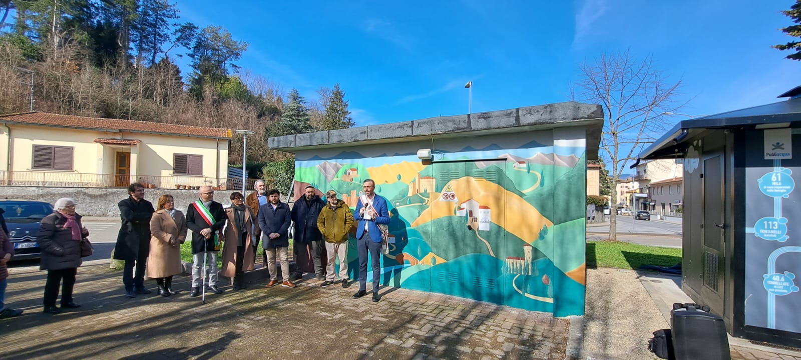 Ri-Generazione Toscana: ‘Tributo a Rolando Mensi’, inaugurato il murale a Barberino