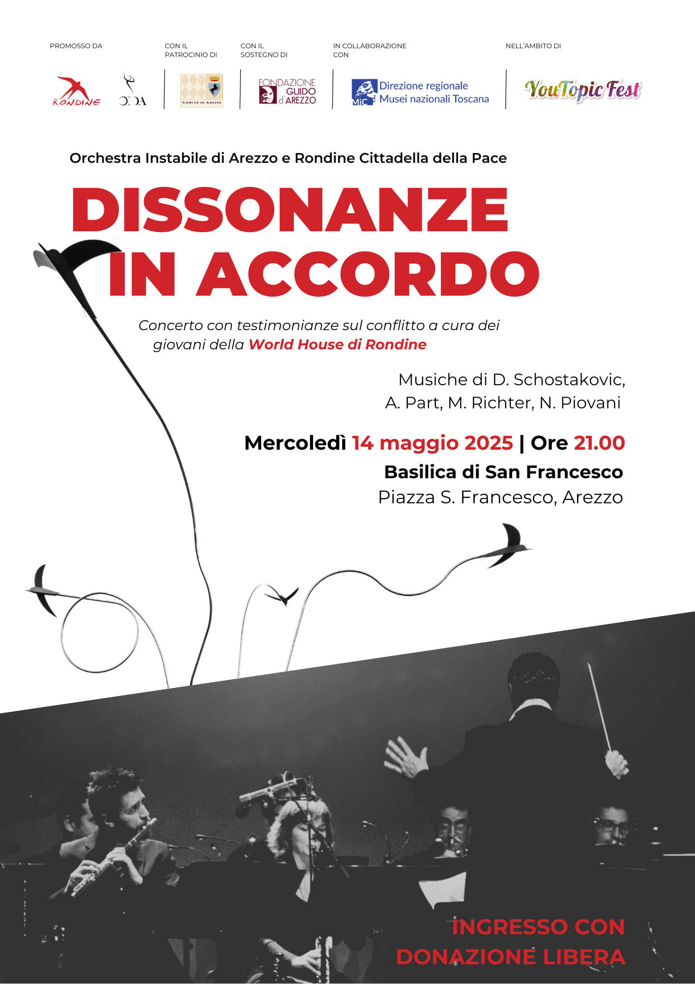 dissonanze in accordo 14 maggio arezzo